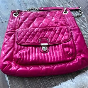 Gorgeous Pink Patent Leather Coach Bag